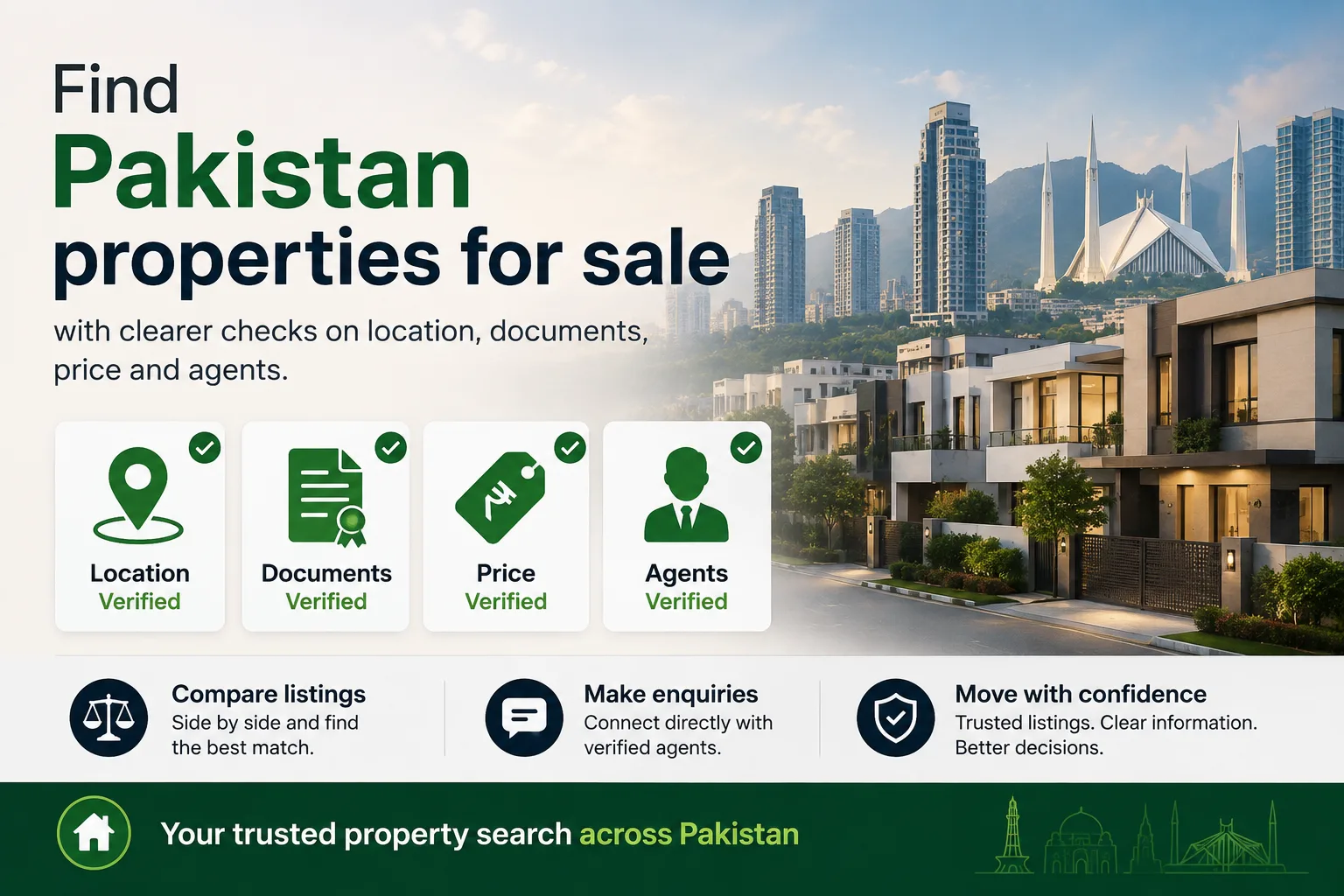 Pakistan Properties for Sale: Buy With Confidence