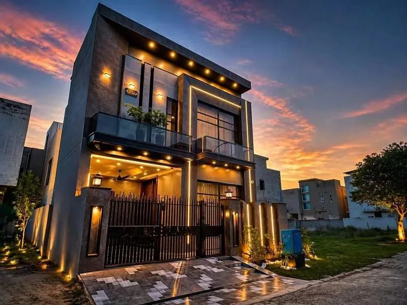 Elegant Mansion with 100 Feet Access in Prime Location Near Doll Men Mall