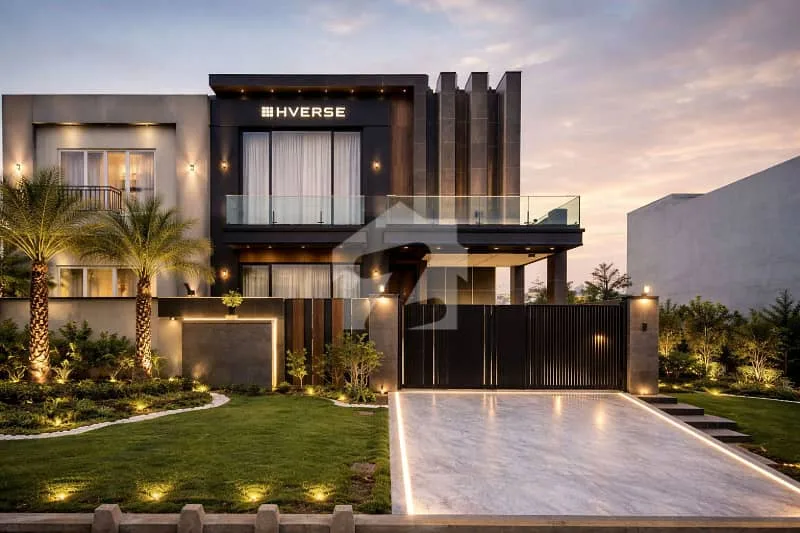 A Luxurious Mansion With 10 KV Sollar. Wide Approach Excellent Location DHA 9 Town House For Sale