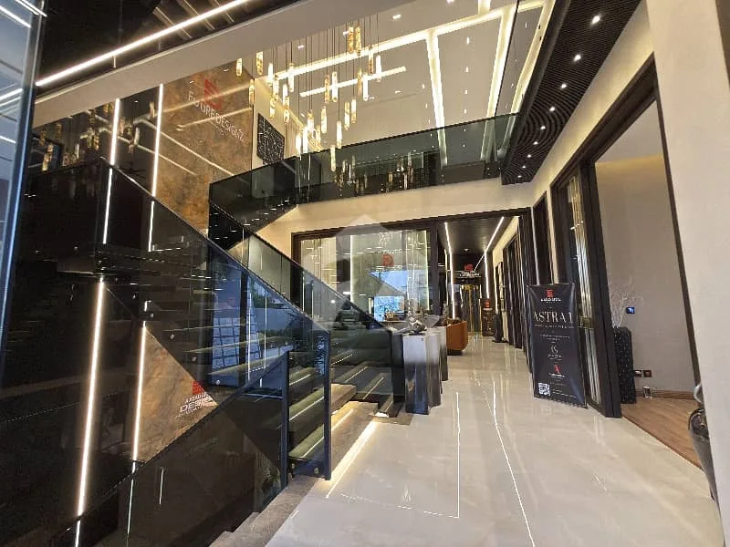 1 Kanal Modern Design Bungalow Basement Full Furnished With Swimming Pool Home Theater