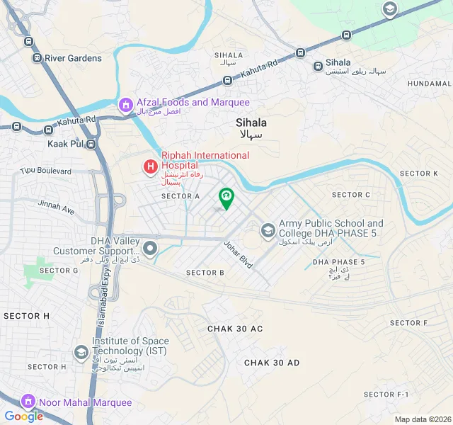 Corner Pair Plot for Sale in Sector B, DHA Phase 5 Islamabad