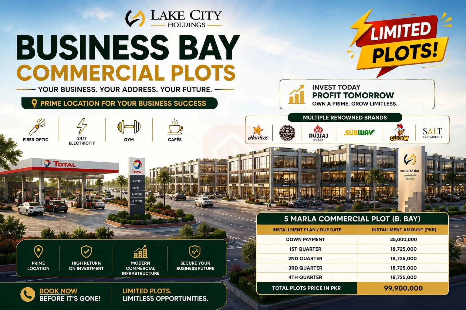 5 Marla Commercial Plots and Buildings