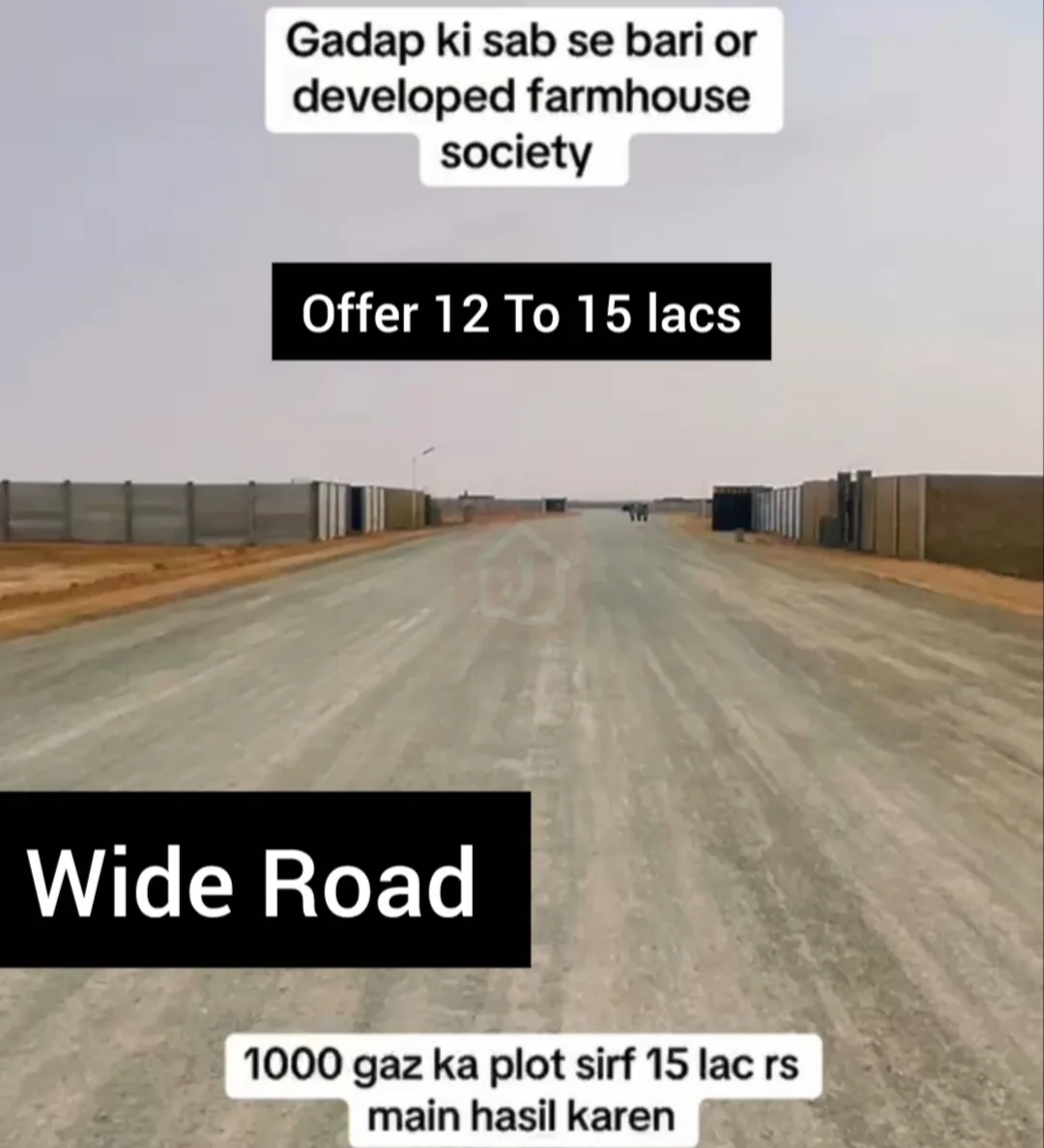 Farmhouse Plot For Sale in Karachi