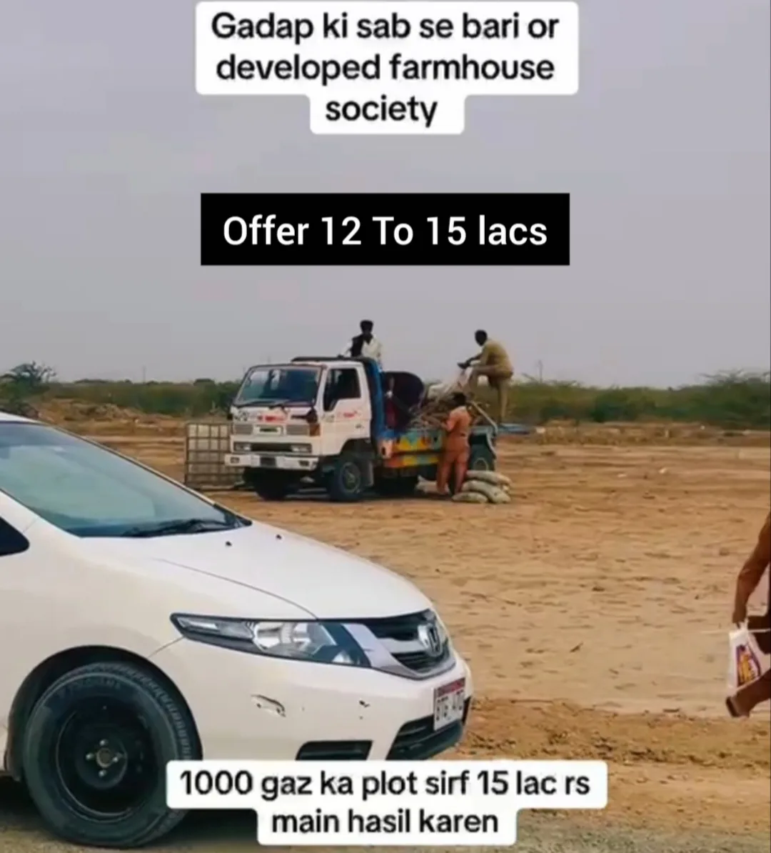 Farmhouse Plot For Sale in Karachi