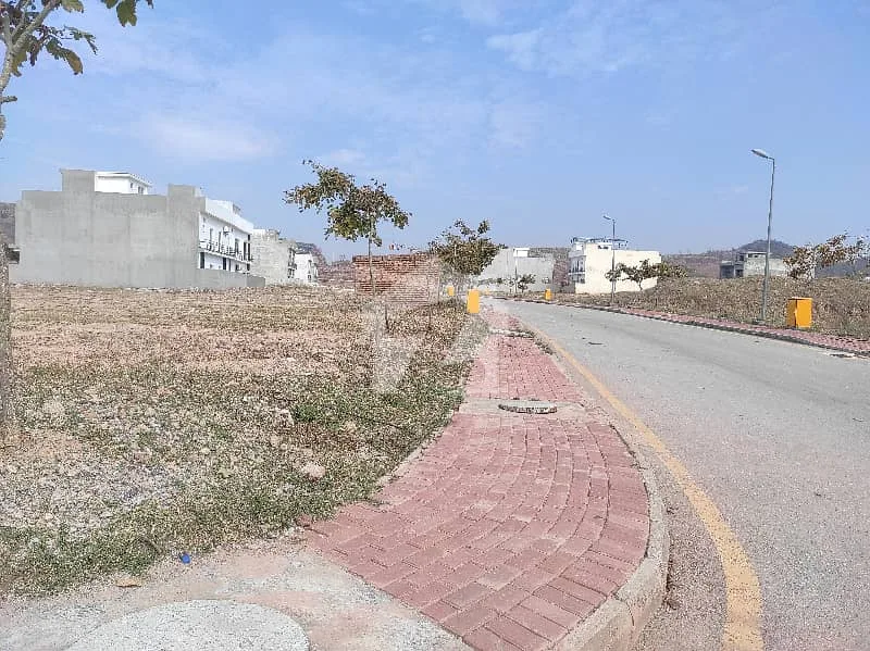 8 Marla Corner Residential Plot with Extra Land for Sale in Sector J, Bahria Enclave Islamabad