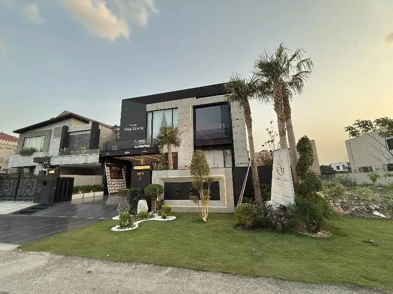 1 Kanal Modern Design Bungalow Basement Full Furnished With Swimming Pool Home Theater