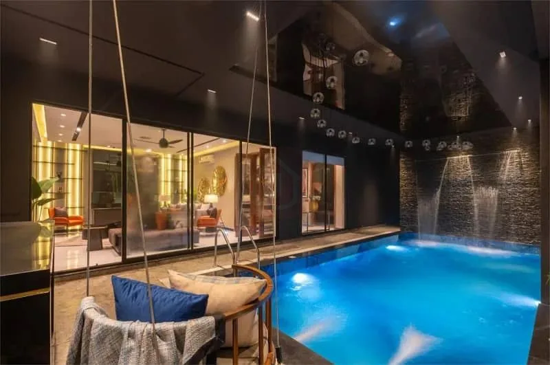 1-Kanal Full Basement Home with Pool & Theater on Main Road