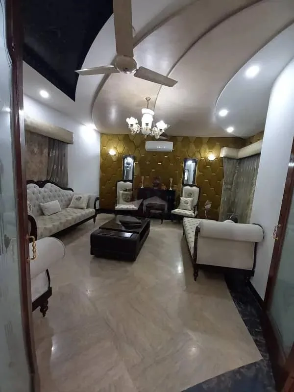 One Kanal Used Double Unit Fully Furnished Bungalow in DHA Lahore For Sale