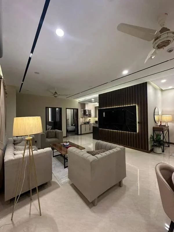 Modern Fully Furnished 3 Bedroom Apartment for Rent in DHA Phase 2