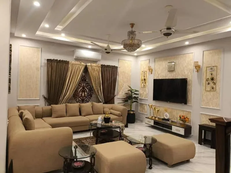 Corner One Kanal Fully Furnished Bungalow with 25KV Solar in DHA Lahore