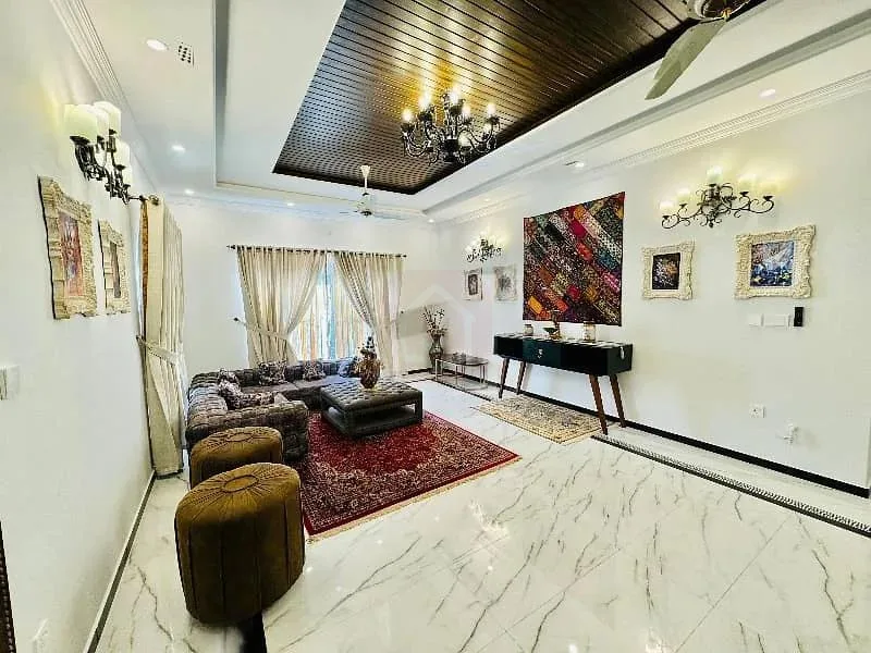 Furnished Corner House in DHA Defence with Dual Entrances