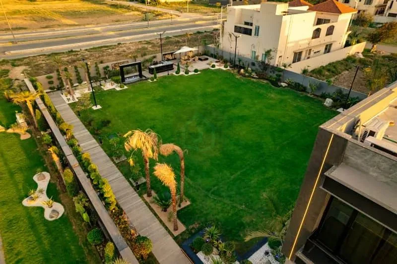 Stunning 2 Kanal Lawn with 1 Kanal Luxury Bungalow in DHA Lahore