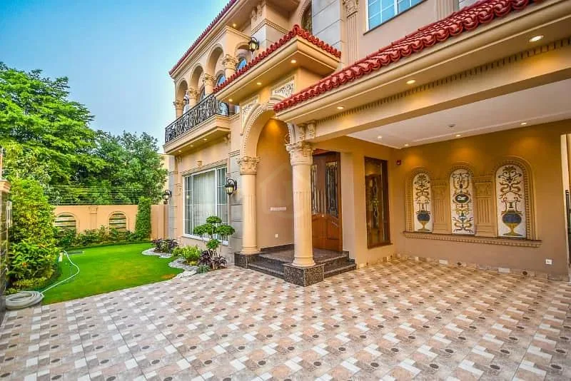 1 Kanal Spanish Villa Available in DHA Lahore Phase 7 - Elegant Design in a Prime Location