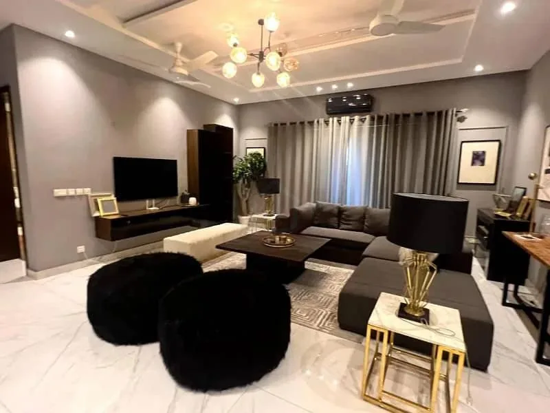 Stunning Fully Furnished 1 Kanal Bungalow with Servant Quarters in DHA Lahore