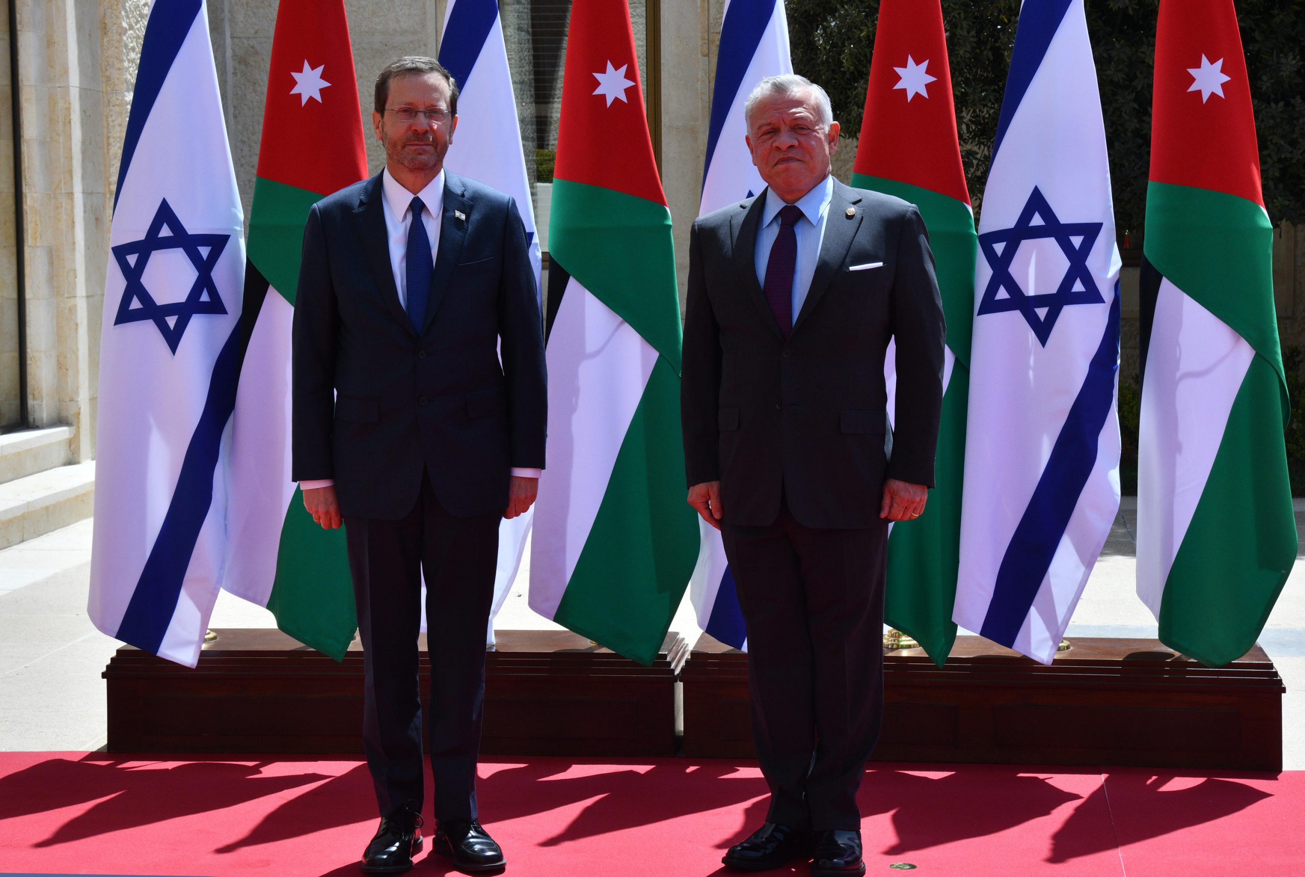 נשיא המדינה ביקר בירדן בביקור היסטורי, ונפגש עם מלך ירדן