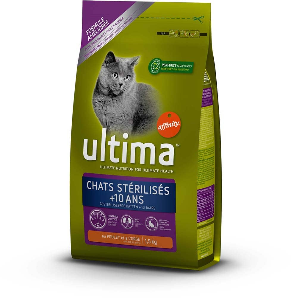 ultima chat sterilise senior JMT Alimentation Animale