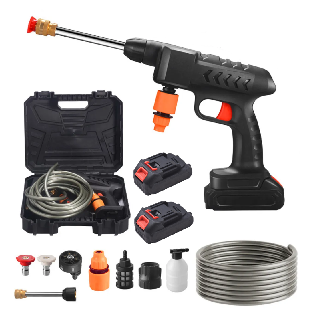 Портативная автомойка 24V с двумя аккумуляторами