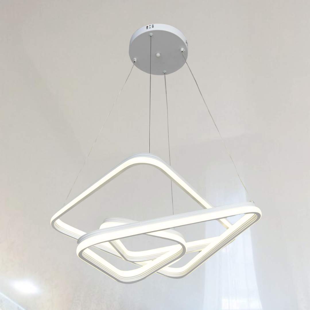 Оригінальна підвісна світлодіодна люстра у вітальню чи спальню
