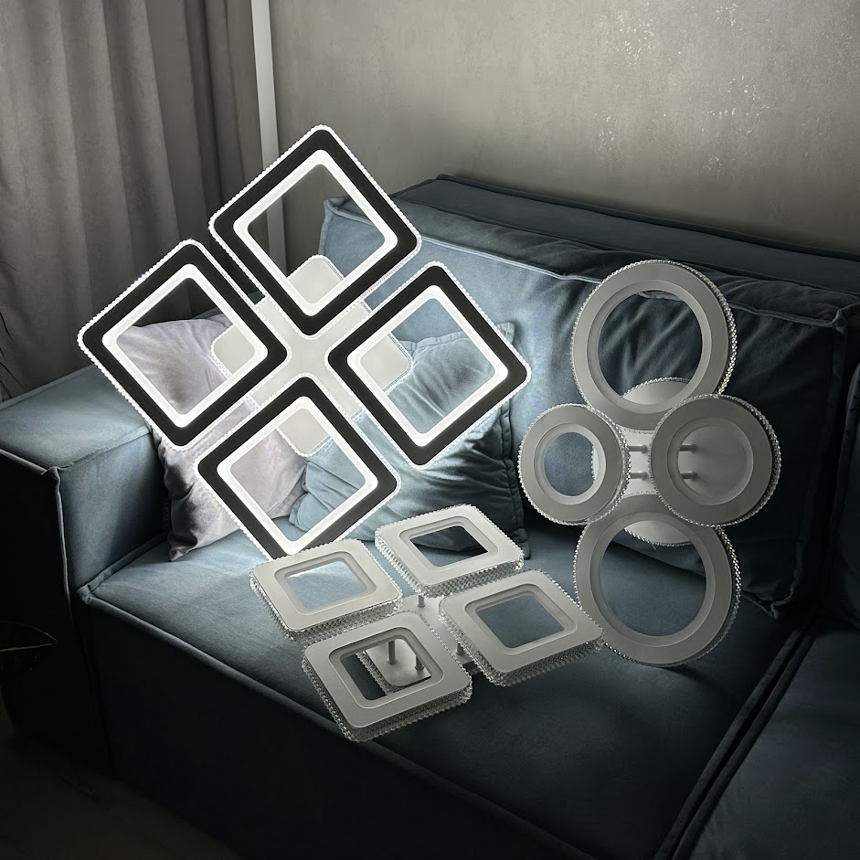 Люстра світлодіодна для яскравого освітлення спальні