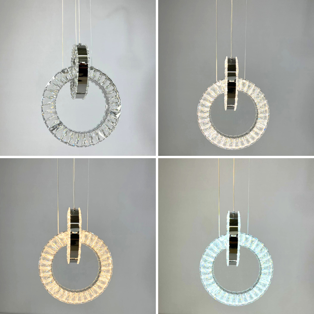 Світлодіодна кришталева підвіска - чудовий вибір для декоративного освітлення в кімнаті