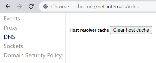 How to reset cache in Google Chrome DNS cache Windows Linux macOS