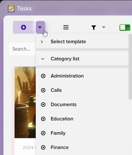 How to manage tasks in Elbuz