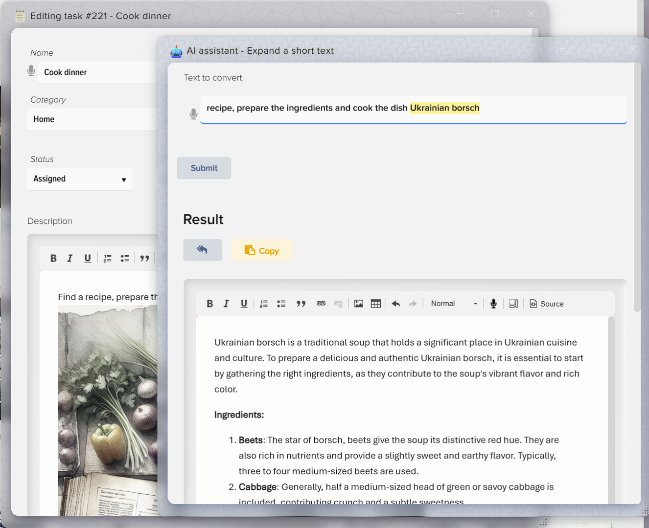 How to manage tasks in Elbuz