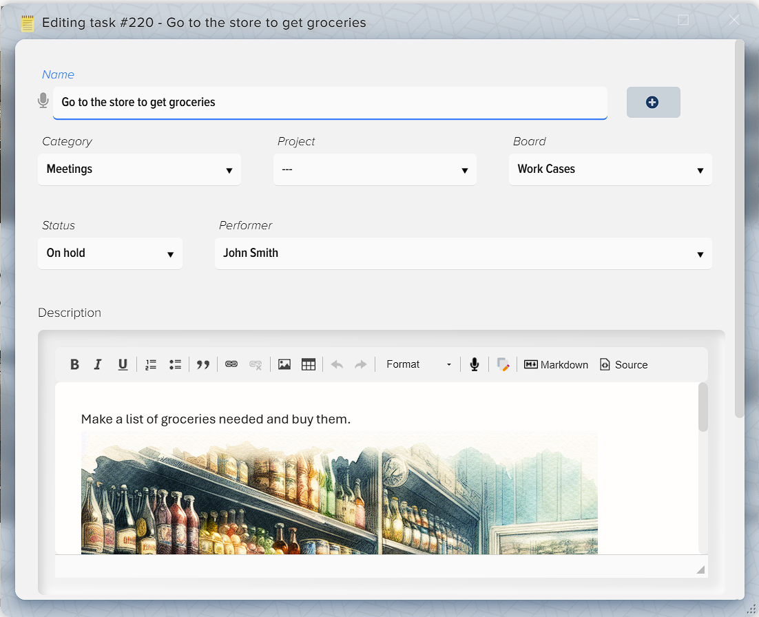 How to manage tasks in Elbuz