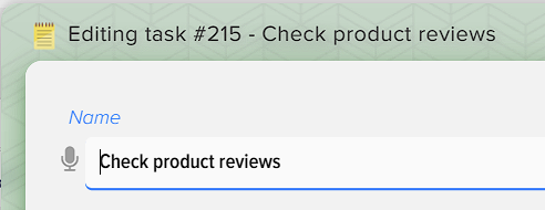 How to manage tasks in Elbuz