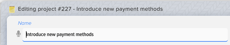 How to manage projects in Elbuz