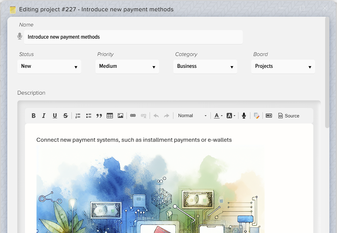 How to manage projects in Elbuz