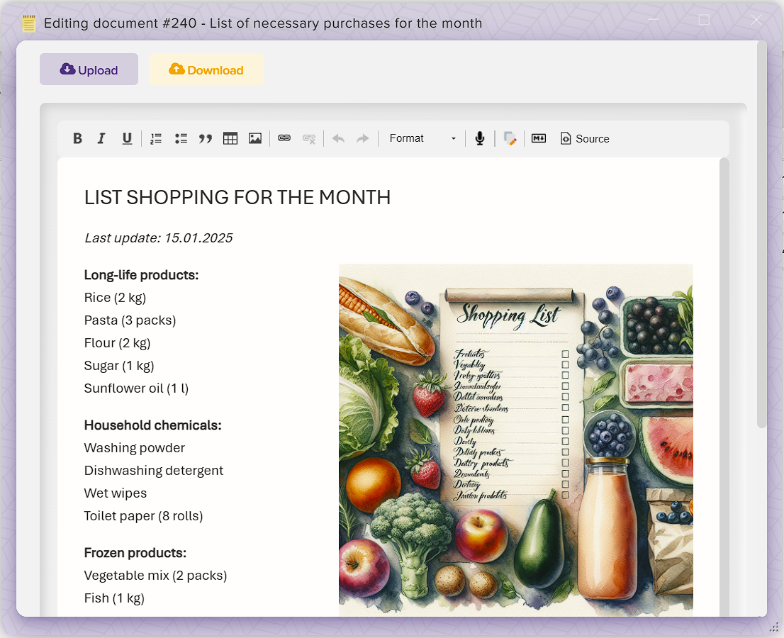 How to manage documents in Elbuz