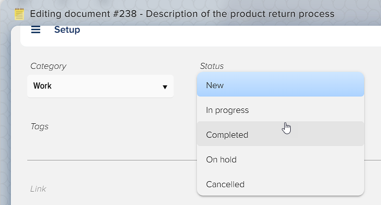 How to manage documents in Elbuz