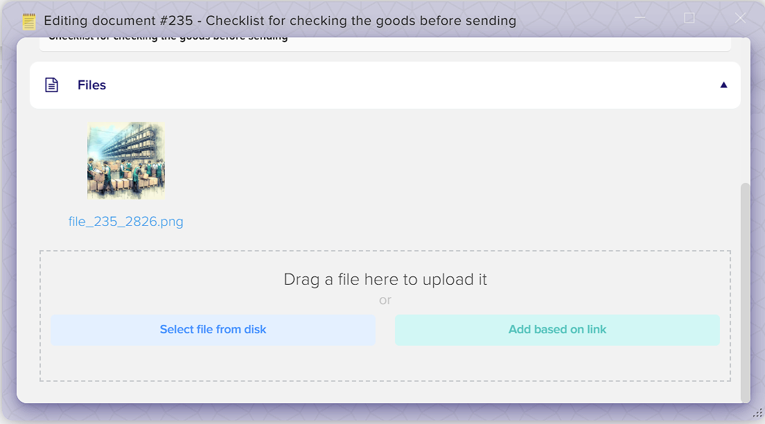 How to manage documents in Elbuz