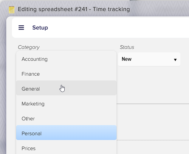 How to manage tables in Elbuz