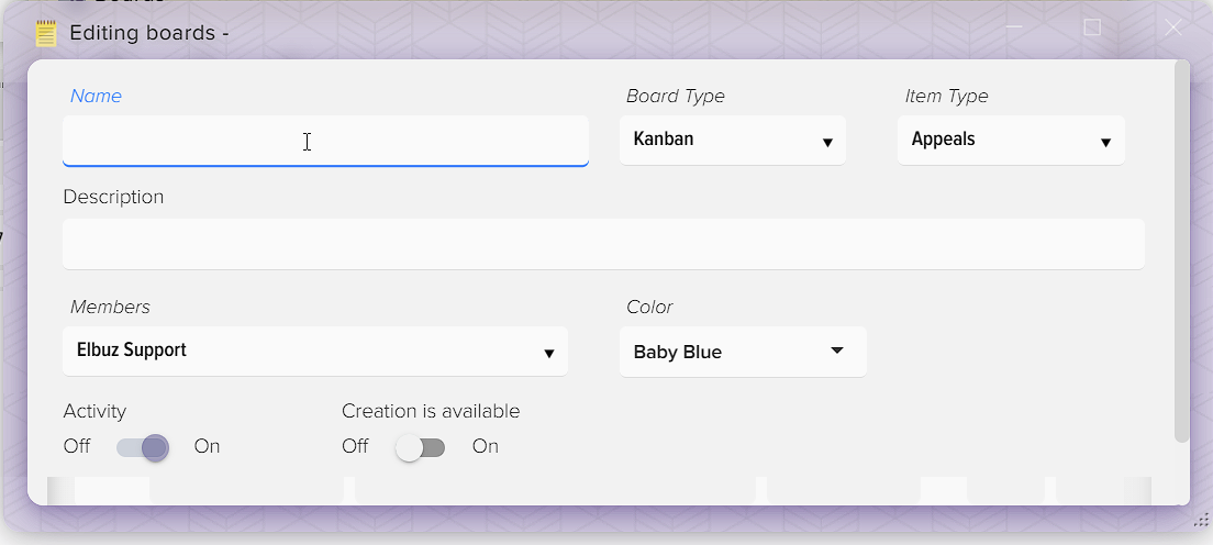 How to control execution with Kanban boards in Elbuz