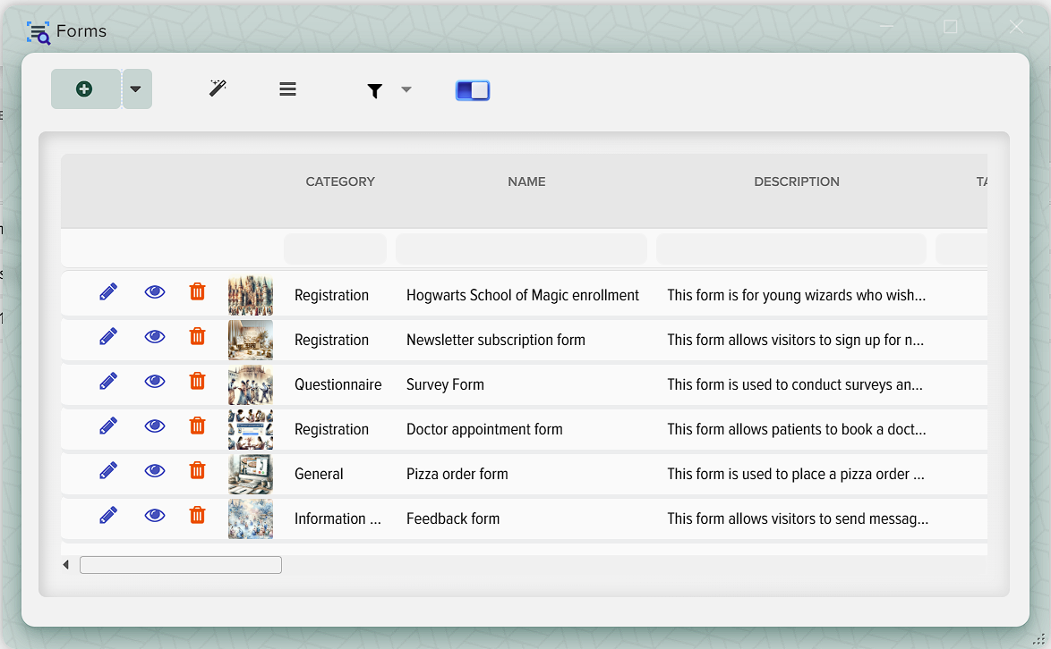 How to create data collection forms in Elbuz
