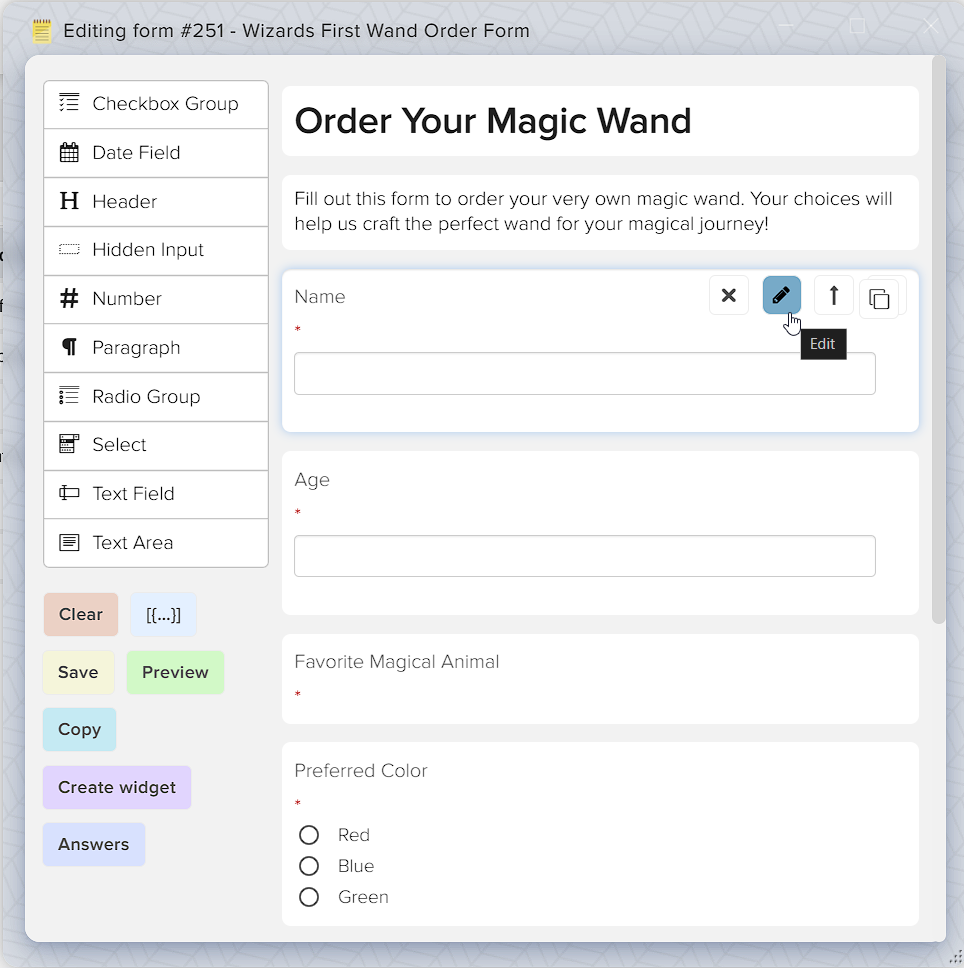 How to create data collection forms in Elbuz