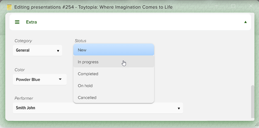 How to create presentations in Elbuz