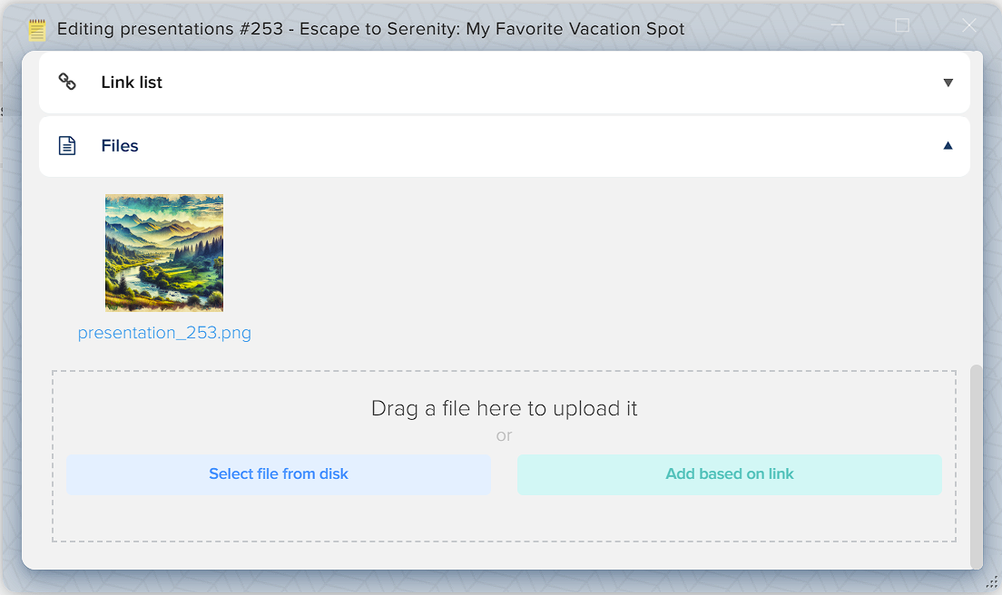 How to create presentations in Elbuz