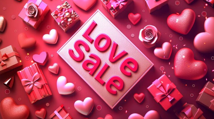 Top ideas for sales in online stores for Valentine s Day