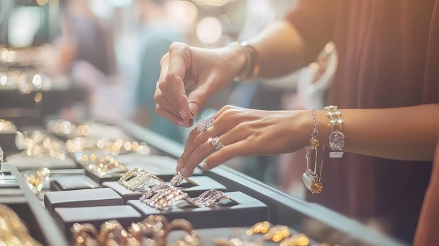 Cómo organizar adecuadamente las ventas de joyas en los mercados