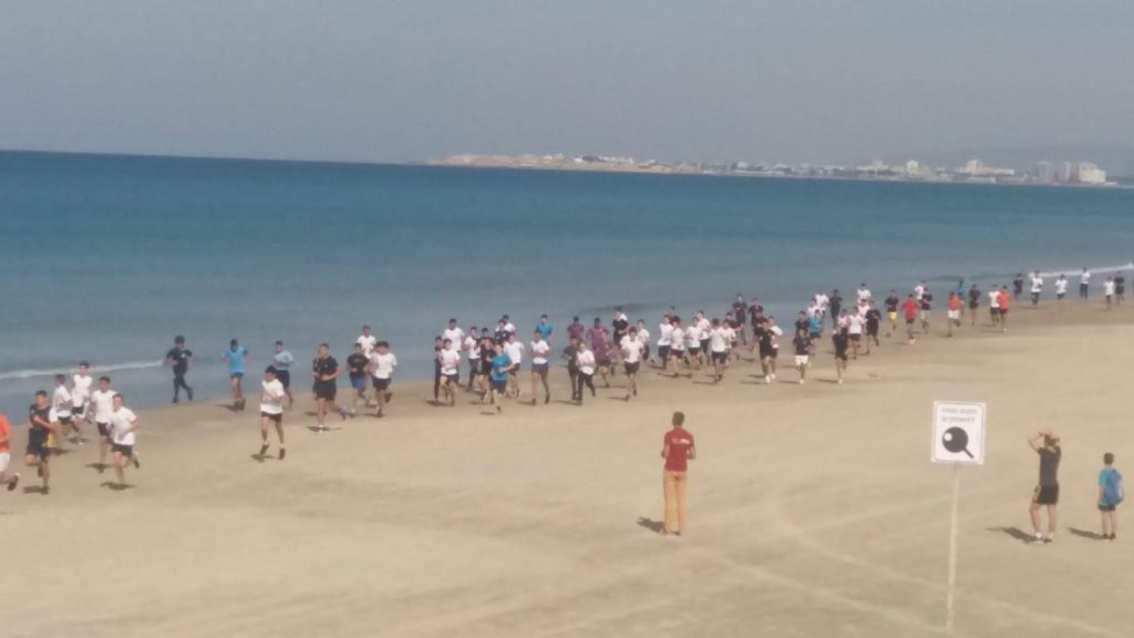 עשרות בתי ספר מכל מחוז חיפה  באליפות מרוצי השדה המחוזית