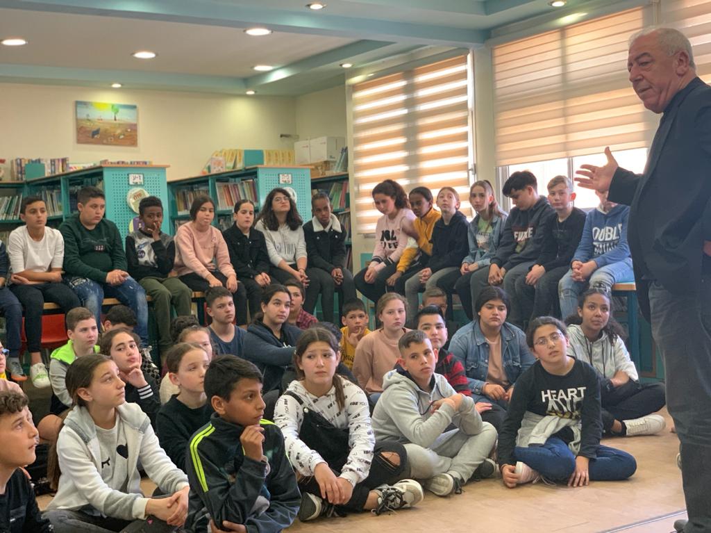פגוש את התלמיד – ראש עיריית קריית ים במפגש שאלות ותשובות עם תלמידים