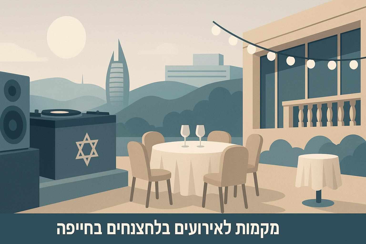 מקומות לאירועים בלתי נשכחים בחיפה