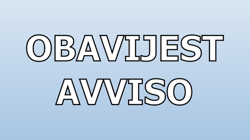 GRADSKA GROBLJA - OBAVIJEST POSJETITELJIMA