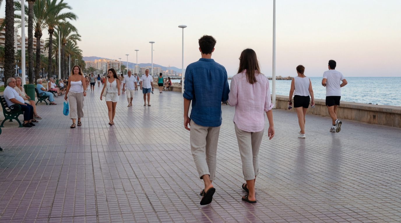 The paseo marítimo, or why everyone walks after dinner