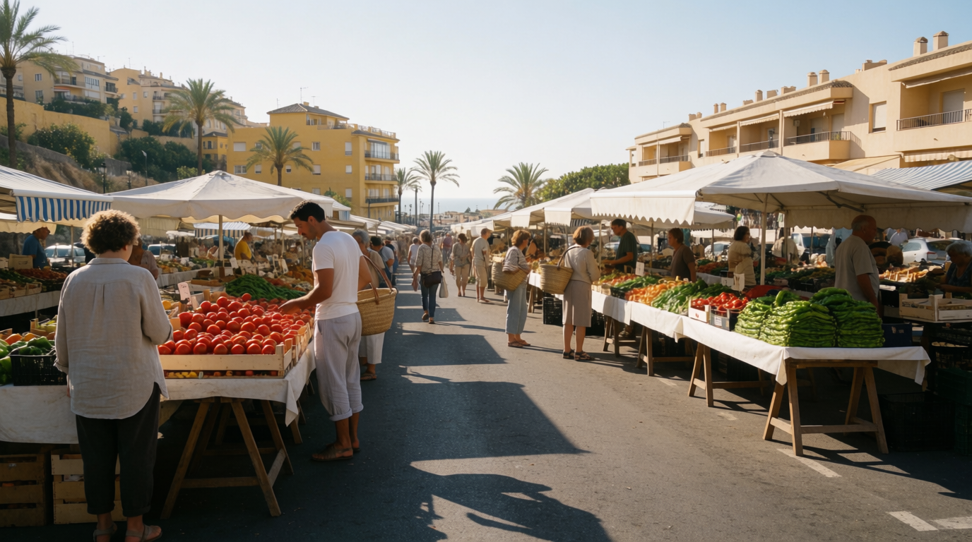 Every town has its day: learning the coast's weekly market circuit