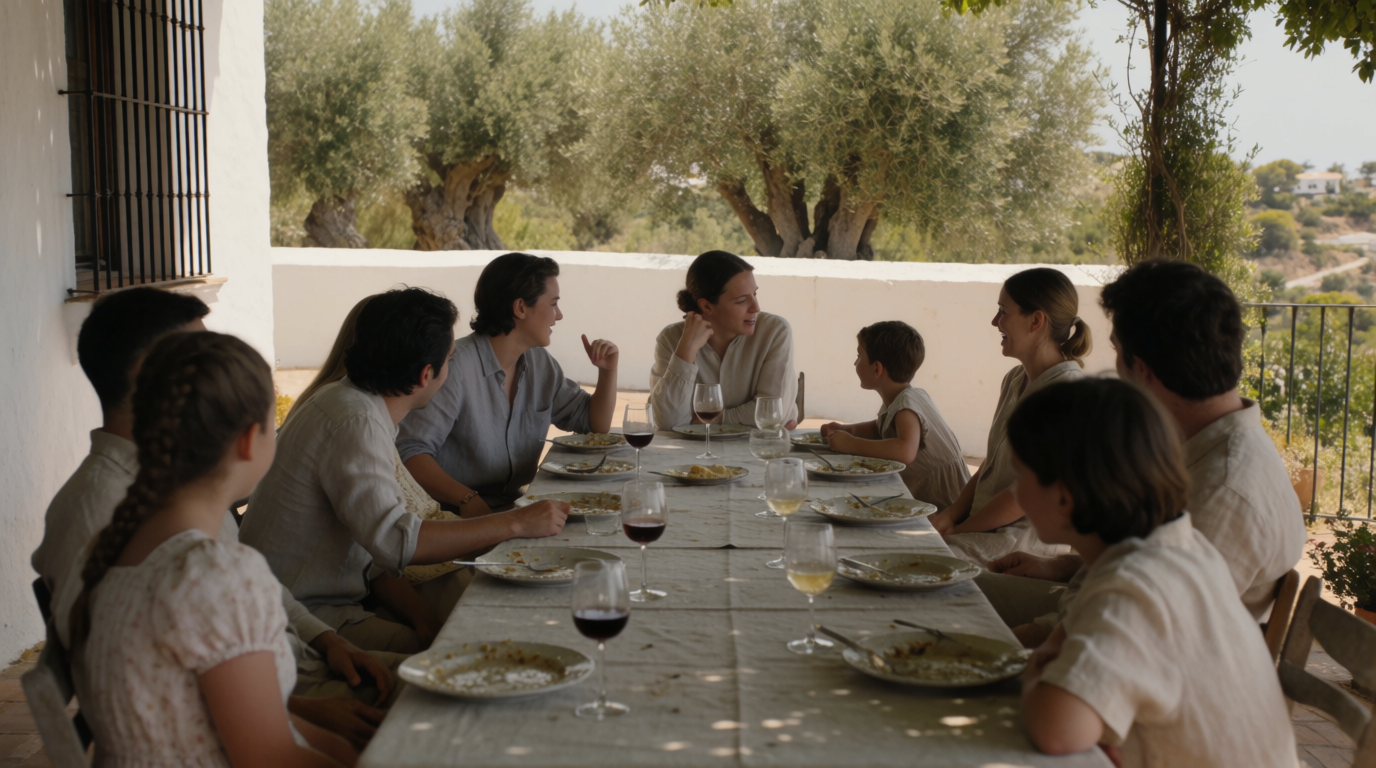 The long table: learning to sit still after Sunday lunch
