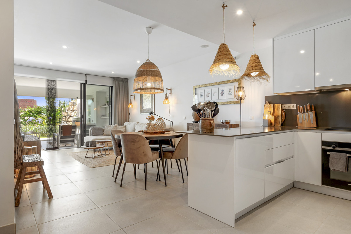 A ground-floor flat in Sotogrande with a garden of its own
